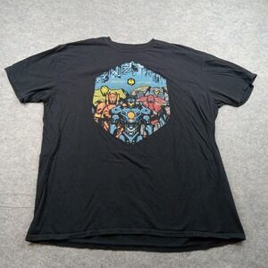 Pacific Rim Shirt Mens 2XL Black Uprising Lootcrate Loot Wear Graphic Tee